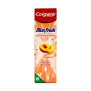 Colgate Fluoride Toothpaste Max Fresh With Mini Breath Strips Peach Passion 100g