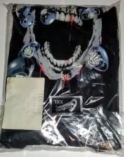 BLACKEST NIGHT Skull Rings T-shirt black XXL DC Comics Green Lantern NEW