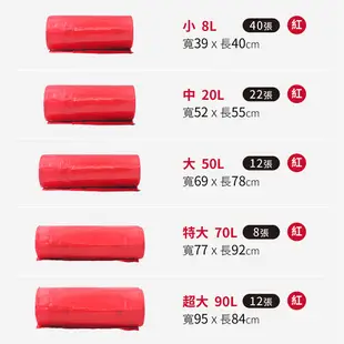 台塑 拉繩 感染袋 清潔袋 垃圾袋 (小) (紅色) (8L) (39*40cm) (6.9折)