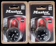 Lot of 2 - Master Lock Combination Padlock - 1500D