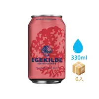 在飛比找PChome24h購物優惠-Egekilde蔓越莓香氛氣泡礦泉水(330ml*6)