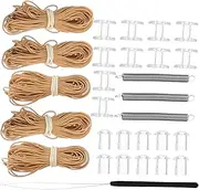 Cabilock 1 Set Rv Blinds Repair Kit Pleated Shade Accessories with Cord Threading Tool Plugs for Efficient Window Shade Repair Compatible with Rv Home Blinds