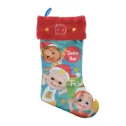 Cocomelon 20” Velour Christmas Stocking JJ, Nico, And Nina NEW
