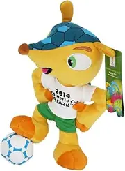 Promo-Dis Fuleco 25 cm Underfoot Ball Plush Mascot of The 2014 World Cup in Brazil