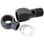 Aeroflow LS Chevy Oil Pressure Adapter Allows 1/8" Npt Aux Port Steel - AF166-05-02-ST