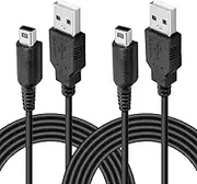 2 Pack Cable for 3DS 2DS DSi USB Charger Cable, Power Charger Cable Cord Compatible with Nintendo New 3DS XL/New 3DS/ 3DS XL/ 3DS/ New 2DS XL/New 2DS/ 2DS XL/ 2DS/ DSi XL/DSi, 4FT/1.2M