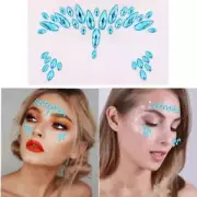 Mermaid Mermaid Face Gems Crystal Rhinestone Stickers for Makeup Party