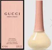 Gucci Vernis A Ongles Nail Polish CECILIA IVORY (SHADE 218) NEW, FULL SIZE 10ml