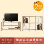 【HOPMA】簍空收納櫃組合 台灣製造 電視置物櫃 儲藏展示櫃