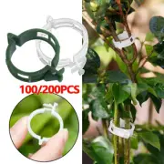 Ties Trellis Stake Tomato Garden Veggie Greenhouse Plant Support Clips Vegetable