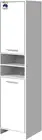Bathroom Storage Cabinet, 185Cm Tall Adjustable Cupboard Side Table Corner Shelf