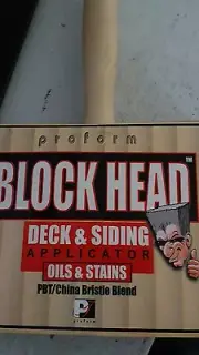 Proform Block Head Deck & Siding Applicator Oils & Stains PB/China CBH6.0B