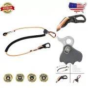 ProClimb 1/2 in x 12 ft Arborist Positioning Lanyard - ANSI Certified Safety