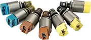6HP21 6HP28 ZF6HP21 ZF6HP28 Transmission Solenoid Valve 7 Kit Compatible for Audi A6 A8 Q7 Compatible for BMW X3 X5 Land Rover 6HP34 1068298046