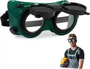 Zerodeko Welding Safety Goggles Eye Protection Glasses Vintage Steampunk Style for Cosplay Work Essential Safety Goggles for Welding Soldering and Torch Applications