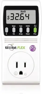 Easy Plug-in Energy Monitor: LCD Display for Real-Time Power Usage & Savings