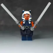 Custom Ahsoka Tano Minifigure (V3 Blue), Mandalorian, Lego Star Wars Ships Free!