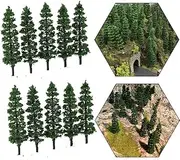 40pcs Railway Layout 1:75 1:87 Model Train Green Trees HO OO Scale 90mm TC90