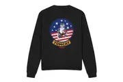 Top Gun Unisex Adult Tomcat Sigil Sweatshirt (Black) - UTTV13112