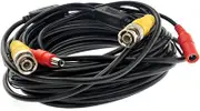 POPETPOP CCTV Camera Monitor Power Cable 10m Video Power Extension Dc 2.1mm x 5.5mm Connectors Hard Plastic Metal Wire Construction