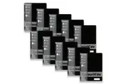 10x Colourhide PP Writing Notebook w Ruler A4 School Stationery 120-Pages Black