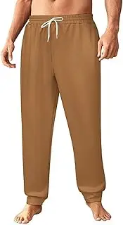 [Generic] Men's Sweatpants, Tawny Brown-509, Polyester Joggers, Sweatpants Jogging Pants for Workout Running