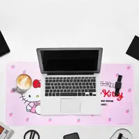 在飛比找momo購物網優惠-【百科良品】Kitty凱蒂貓 加大款 萬用軟式書桌墊 電腦桌