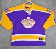 NWT Mitchell & Ness Marcel Dionne Purple Los Angeles Kings 1980/81 Men's 2XL
