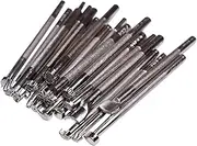 20 Pcs Leather Carving Working Tool Set Leathercraft Stamping Tools Letters and Numbers Patterns for Leather Crafting