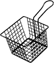 Generic Frying Basket with Handle French Chip Fryer Basket Pasta Multipurpose French Fries Chicken Frying Server Kitchen Cooking Tool, Small