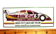 Full Color SILK CUT XJR-9 JAGUAR 24 Hours du LeMans Group C Car #5 Decal Sticker
