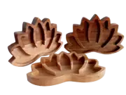 Lotus Flower Crystal Tray Holder