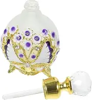 MUSISALY Vintage Perfume Bottle Decorative Travel Dispenser for Essential Oils Fancy Container Elegant Design for Home Fragrance present Use