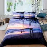 v5026 Bed Sheets New Sunflower Cover + Pillowcase Set Duvet Covers Bed Sheets IU5026