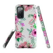 For Samsung Galaxy S20FE (Fan Edition) Case Tough Protective Cover Floral Garden