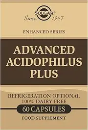 Solgar – Advanced Acidophilus Plus, 60 Vegetable Capsules