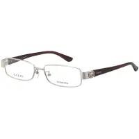 在飛比找Yahoo奇摩購物中心優惠-GUCCI 純鈦 光學眼鏡(銀色)GG9650J