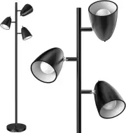 Tree Floor Lamp with 3 Light Bulbs, Standing Tall Pole Lamps for Living Room Bed