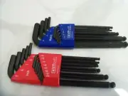 Eklind 13322 Bright-Ball-Hex L-Key Allen Wrench Combo- Inch / MM (2 sets 22pc)
