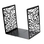 2x Metal Bookends Decorative Book Ends for Living Room Bookshelf Home Office