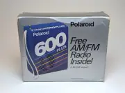 Polaroid 600 Plus AM/FM Portable Radio - Open Box, 1989