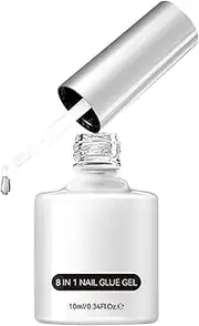 Gel Glue for Nails, Artificial Nail Glue Gel, Long Lasting Nail Glue, Acrylic Nail Glue Gel, Artificial Nail Adhesive, Nail Tips Glue Gel, Professional Nail Gel Adhesive, Quick Dry Nail Glue