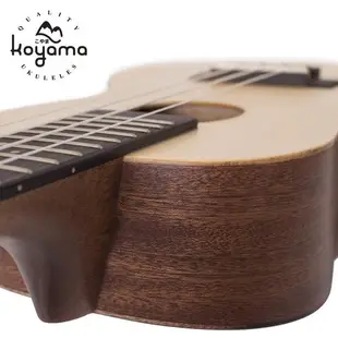 Koyama 26吋烏克麗麗 KYM-250SPR-T 古典琴頭 雲杉單板 單板烏克麗麗 Tenor Ukulele