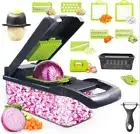16-In-1 Vegetable Fruit Chopper Cutter Food Onion Veggie Dicer Slicer Kitchen