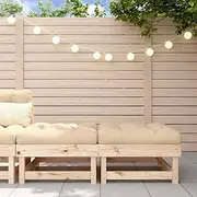 Patio with 2pcs Wood Pine-5464