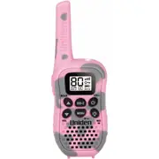 Uniden UH45 80 Channel UHF Handheld Radio with Kid Zone (Camo Pink)