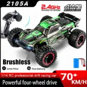 1:14 70KM/H 4WD RC Car Brushless RC Cars High Speed Drift Monster Truck For Kids