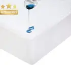 Queen Cotton Terry Waterproof Fitted Mattress Protector Hypoallergenic Bed Cover