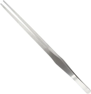 1Pcs Stainless Steel Polished Extra Long 15 Inch Tongs Tweezers with Precision S