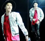BIGBANG GD權志龍同款SAINT LAURENT銀色亮面男女衛衣棒球服外套